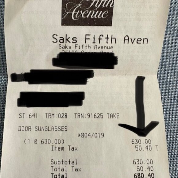 Dior Lady Round Sunglasses 95.22 R2I - Picture 4 of 5